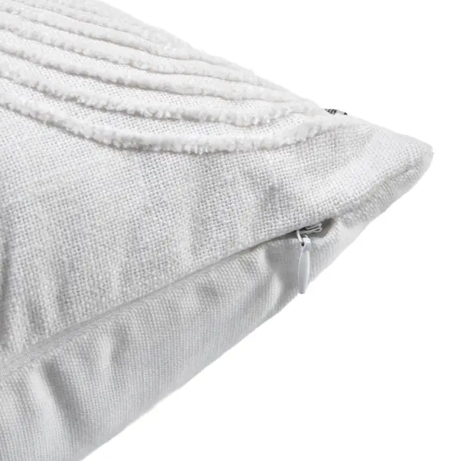 ALMOFADA 50 CM X 50 CM ARCLÉ ZEN - OFF WHITE - Foto 4