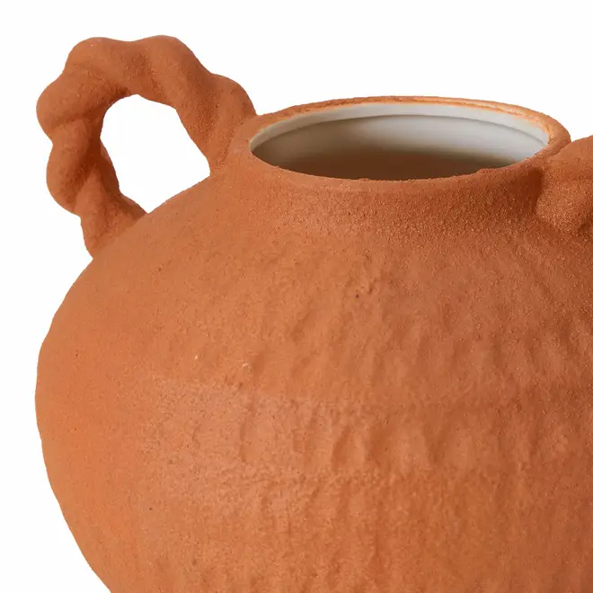 VASO 20 CM TORCER POR VOCÊ - TERRACOTA - Foto 6