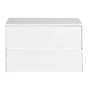 MESA DE CABECEIRA 2 GAVETAS MINCE - BRANCO - Foto 5