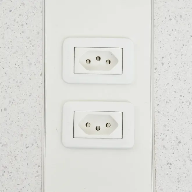EST TRAB QUÁDRUPLA C/ DIVISÓRIA METRIC - BRANCO/GRANILITE - Foto 12