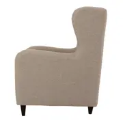 POLTRONA LOUIS - BEGE/NOZES - Foto 3
