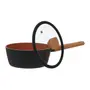 PANELA INDUÇÃO 21 CM NORMA - TERRACOTA/PRETO - Foto 4