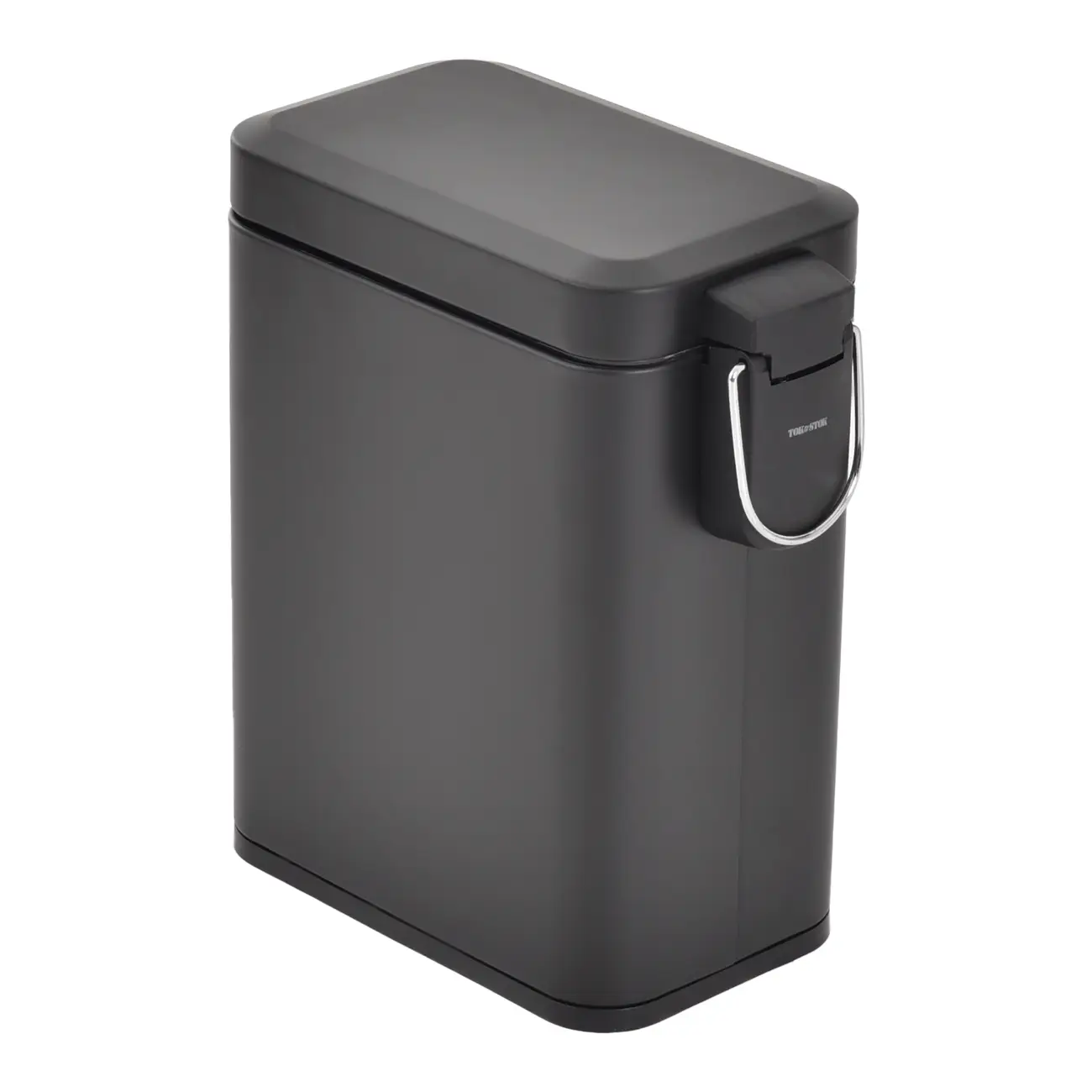 LIXEIRA COM PEDAL 5 L DURBAN - PRETO/PRETO - Foto 4