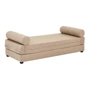 SOFÁ-CAMA 2 LUGARES STACK - BEGE/MESCLA - Foto 5