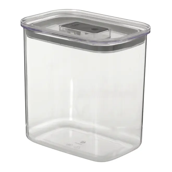 POTE HERMÉTICO RETANGULAR 1,5 L KEEP FRESH - INCOLOR/KONKRET - Foto 2