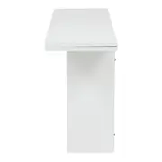 MESA DE JANTAR DOBRÁVEL 1,60 M X 42 CM/85 CM FLIP-FLOP - BRANCO - Foto 7