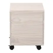 MESA DE CABECEIRA 1 GAVETA WOOD FENCE - BRANCO LAVADO - Foto 4