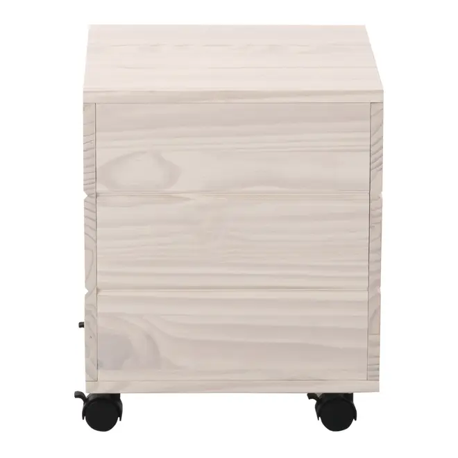 MESA DE CABECEIRA 1 GAVETA WOOD FENCE - BRANCO LAVADO - Foto 4