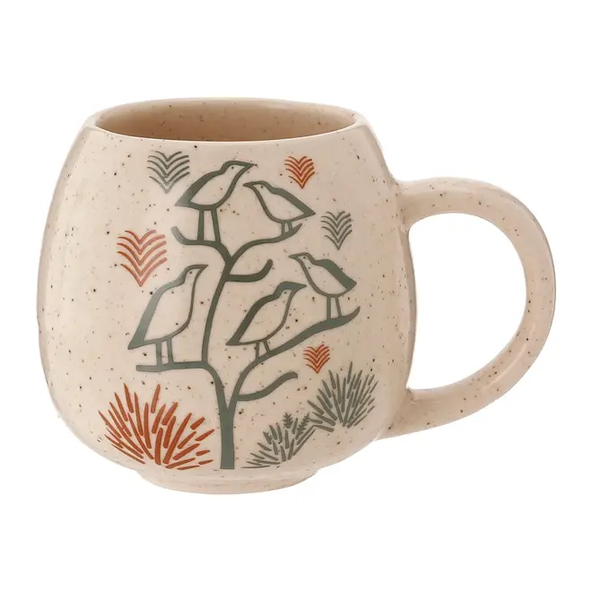 CANECA 300 ML TÃO LONGE TÃO PERTO - NATURAL/MULTICOR - Foto 1
