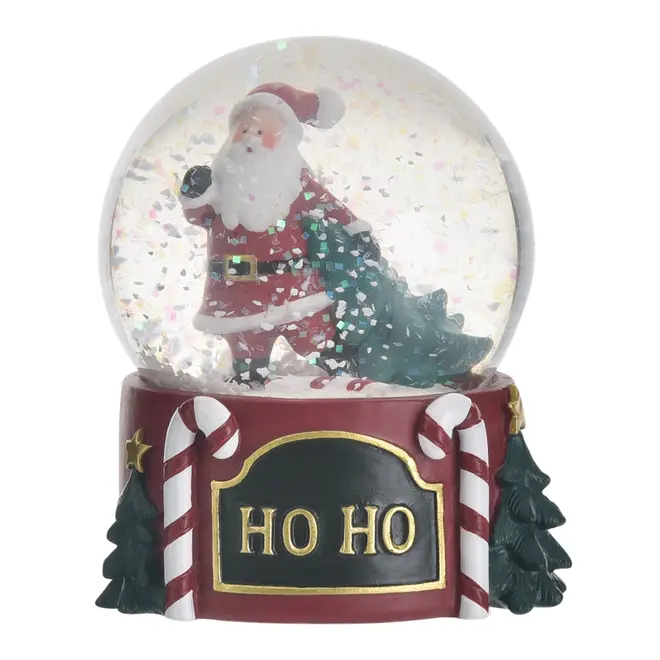 GLOBO LED PAPAI NOEL 9 CM HOHO HOME - VERMELHO HINDU/ENGLISH GREEN - Foto 2