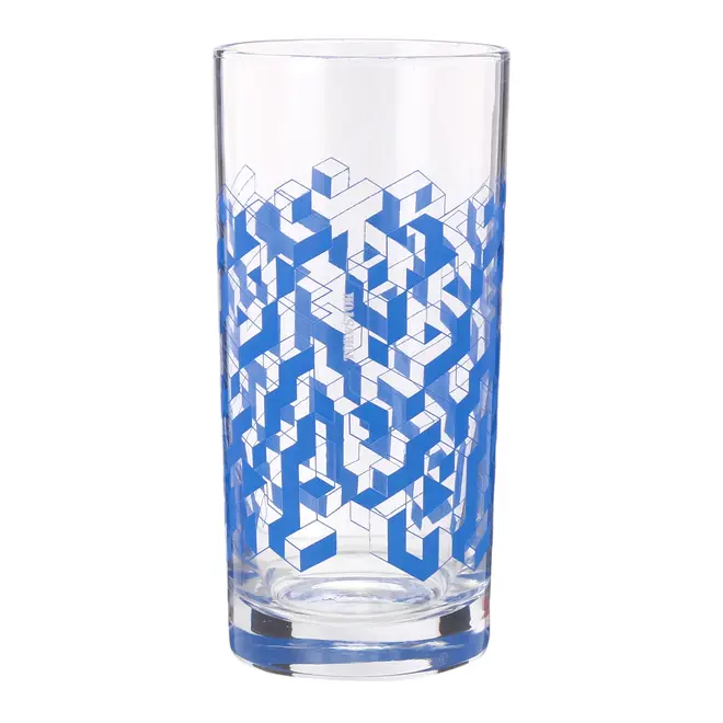 COPO LONG DRINK 330 ML MAZE - INCOLOR/COBALTO - Foto 2