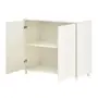 ARMÁRIO PARA ESCRITÓRIO BAIXO 2 PORTAS INDEX - BRANCO/BRANCO - Foto 6