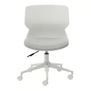 CADEIRA HOME OFFICE ZIPZ - BRANCO/FLANDRES - Foto 2
