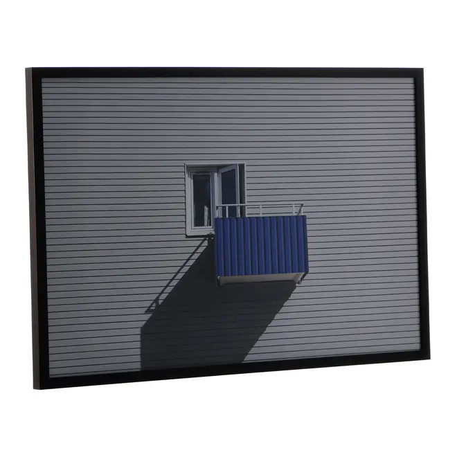 QUADRO 95 CM X 63 CM VINDU - KONKRET/AZUL COBALTO - Foto 2