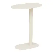 MESA LATERAL OVAL 50 CM X 35 CM THEKE - OFF WHITE - Foto 2