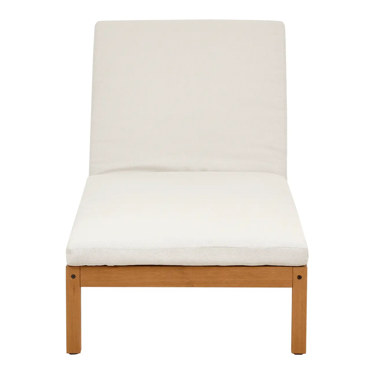 CHAISE LONGUE COM ALMOFADA PIPA - CASTANHA DE CAJU/NATURAL - Foto 2