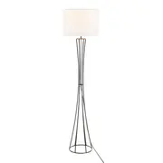 LUMINÁRIA DE CHÃO TORRE C/CUP H - CASTANHO/BRANCO - Foto 2