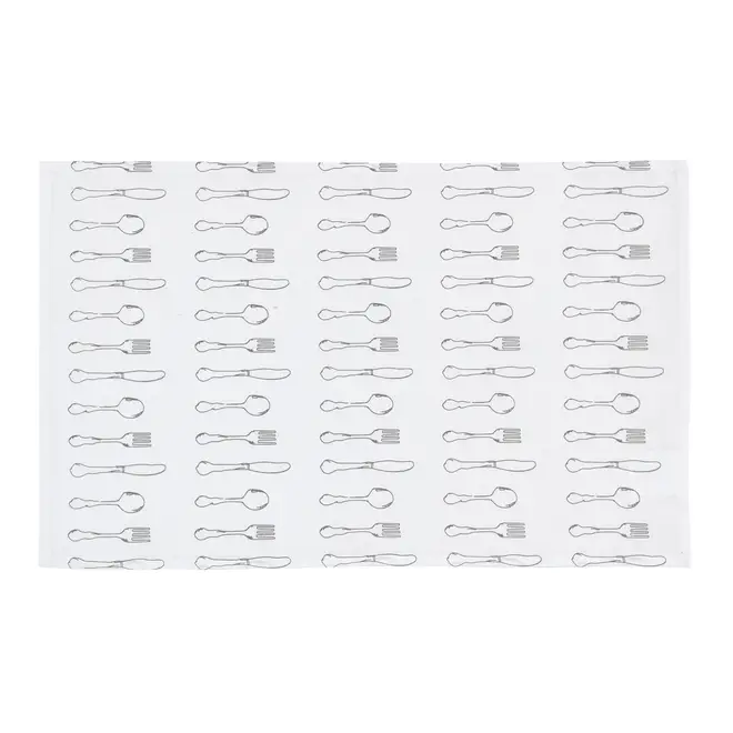 PANO DE PRATO CONJUNTO COM PEÇAS 2 COZY - BRANCO/CINZA - Foto 8