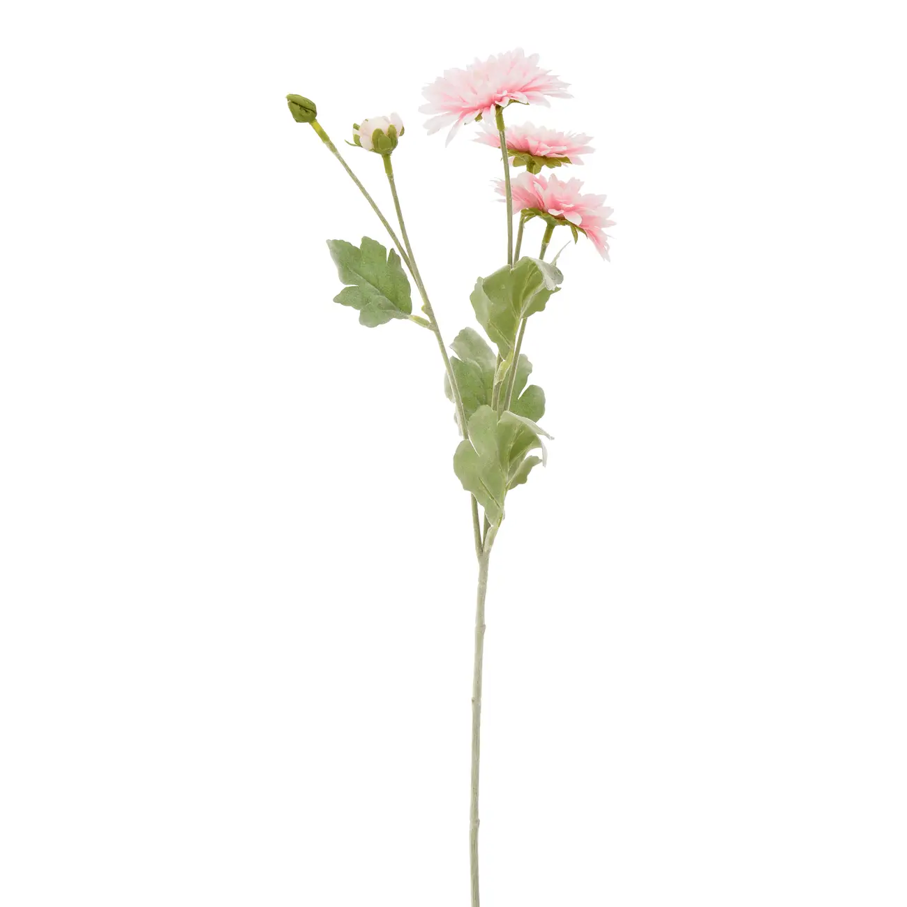 FLOR BOUTONS DÁLIA - ROSA CLARO/VERDE - Foto 1