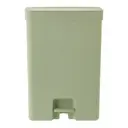 SÁLVIA/CINZA - LIXEIRA DUPLA COM PEDAL 30 L TRIUM