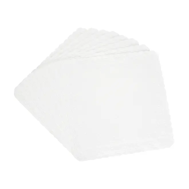GUARDANAPO 20 CM X 20 CM COM 50 POIS - BRANCO - Foto 1
