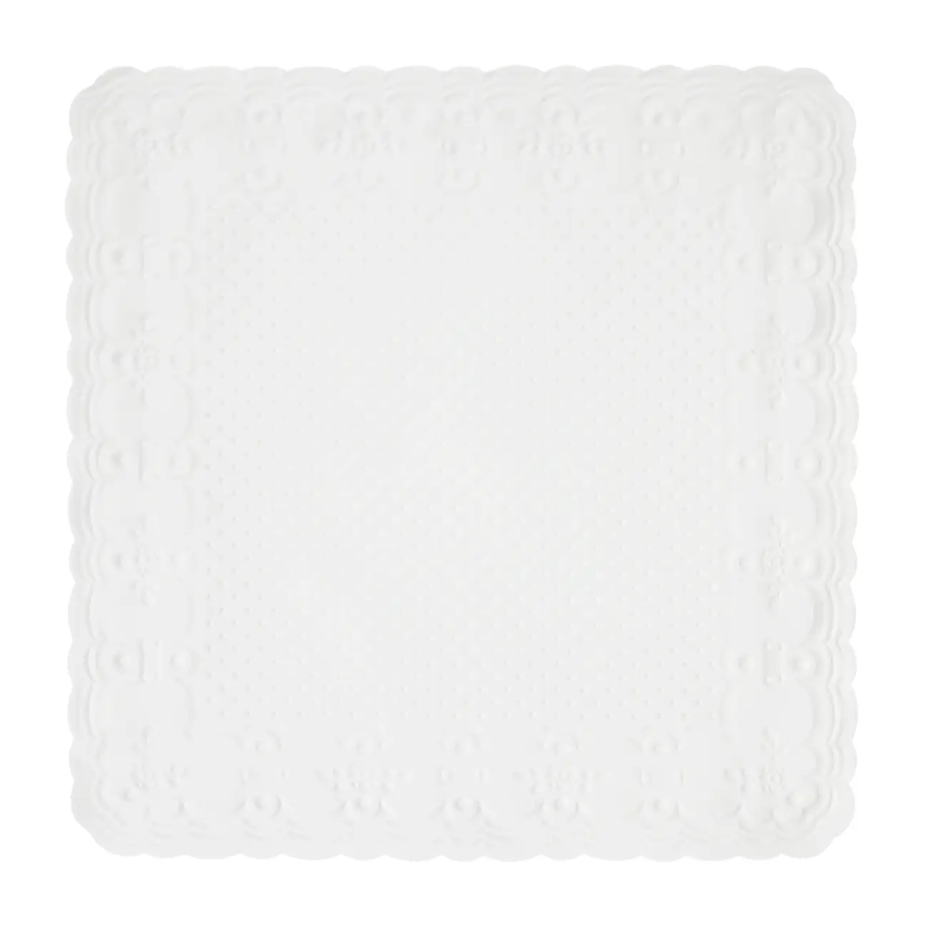 GUARDANAPO 20 CM X 20 CM COM 50 POIS - BRANCO - Foto 2