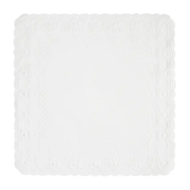 GUARDANAPO 20 CM X 20 CM COM 50 POIS - BRANCO - Foto 2