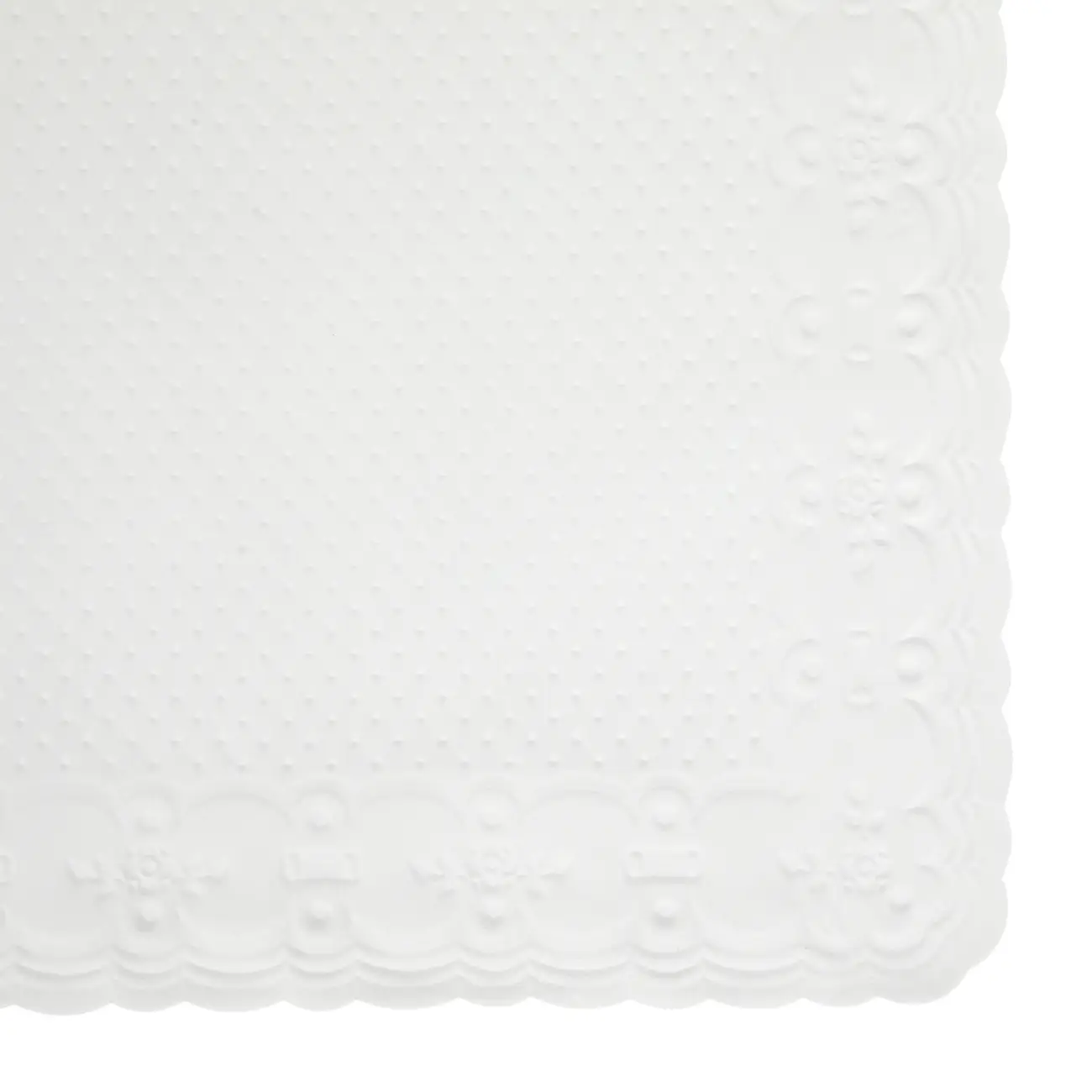 GUARDANAPO 20 CM X 20 CM COM 50 POIS - BRANCO - Foto 3