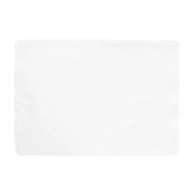 JOGO AMERICANO 38 CM X 27 CM COM 50 RENDADO - BRANCO - Foto 1