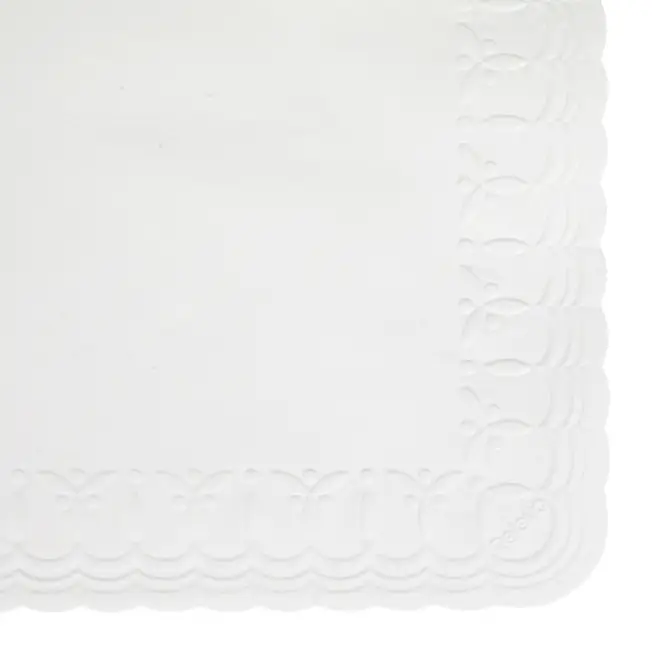 JOGO AMERICANO 38 CM X 27 CM COM 50 RENDADO - BRANCO - Foto 2