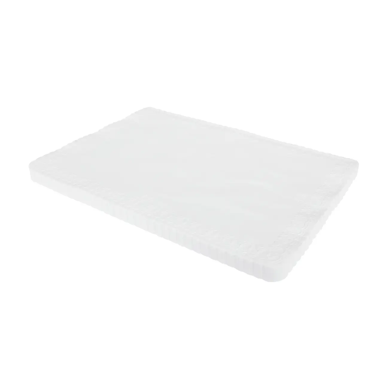 JOGO AMERICANO 38 CM X 27 CM COM 50 RENDADO - BRANCO - Foto 3