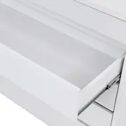 CÔMODA 5 GAVETAS 92 CM X 52 CM NIZE - BRANCO - Foto 9