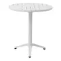 MESA PARA ÁREA EXTERNA DOBRÁVEL REDONDA 70 CM CRUISE - BRANCO - Foto 3