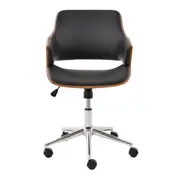 CADEIRA HOME OFFICE PEAK - NOZES/PRETO - Foto 2