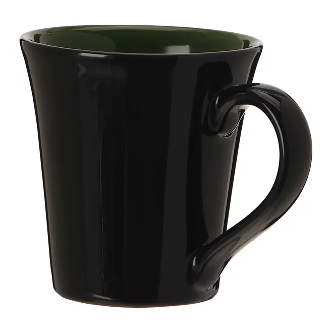 CANECA 330 ML DEGUSTO - PRETO/MUSGO - Foto 3