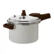 PANELA DE PRESSÃO INDUÇÃO 4,2 L CERAMIC LIFE SMART PLUS - CREAM/MARROM - Foto 3