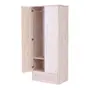 GUARDA-ROUPA DE SOLTEIRO 2 PORTAS/1 GAVETA TIMBER - BRANCO LAVADO - Foto 6