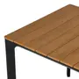 MESA 1,65 M X 80 CM SUMMERLAND - PRETO/NOZES - Foto 5
