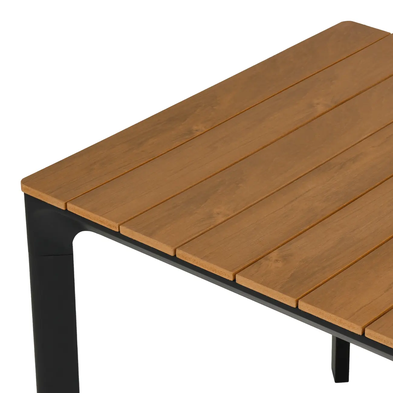 MESA 1,65 M X 80 CM SUMMERLAND - PRETO/NOZES - Foto 5