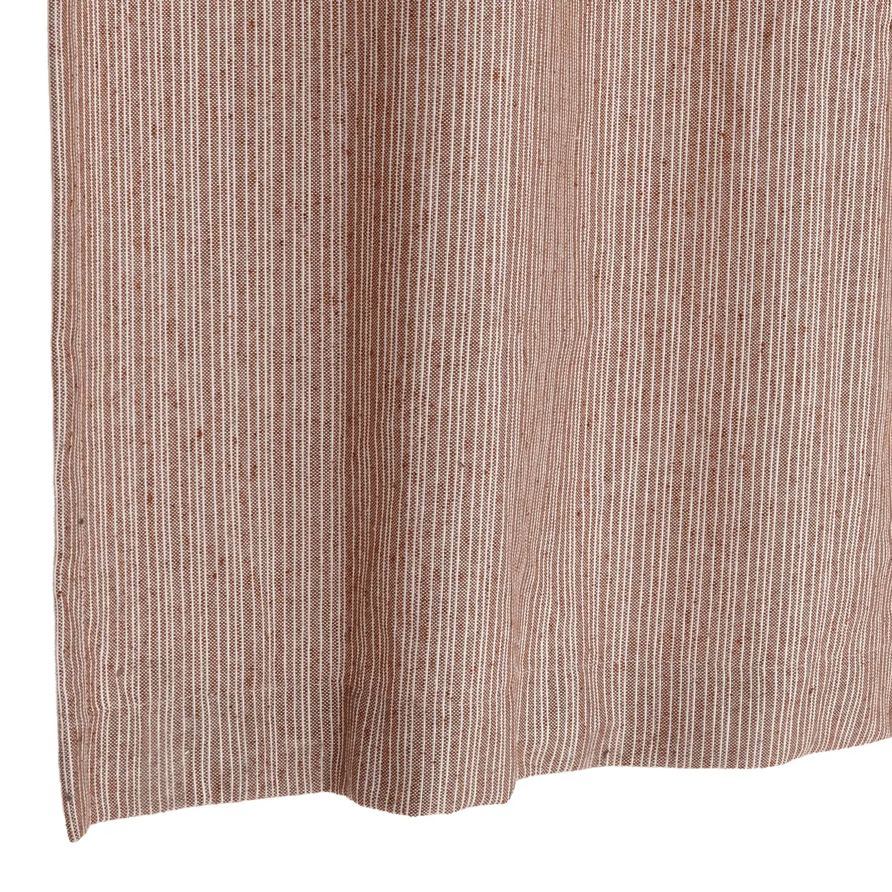 CORTINA 2 PEÇAS 1,30 M X 2,30 M ATRANI - TERRACOTA/NATURAL - Foto 4