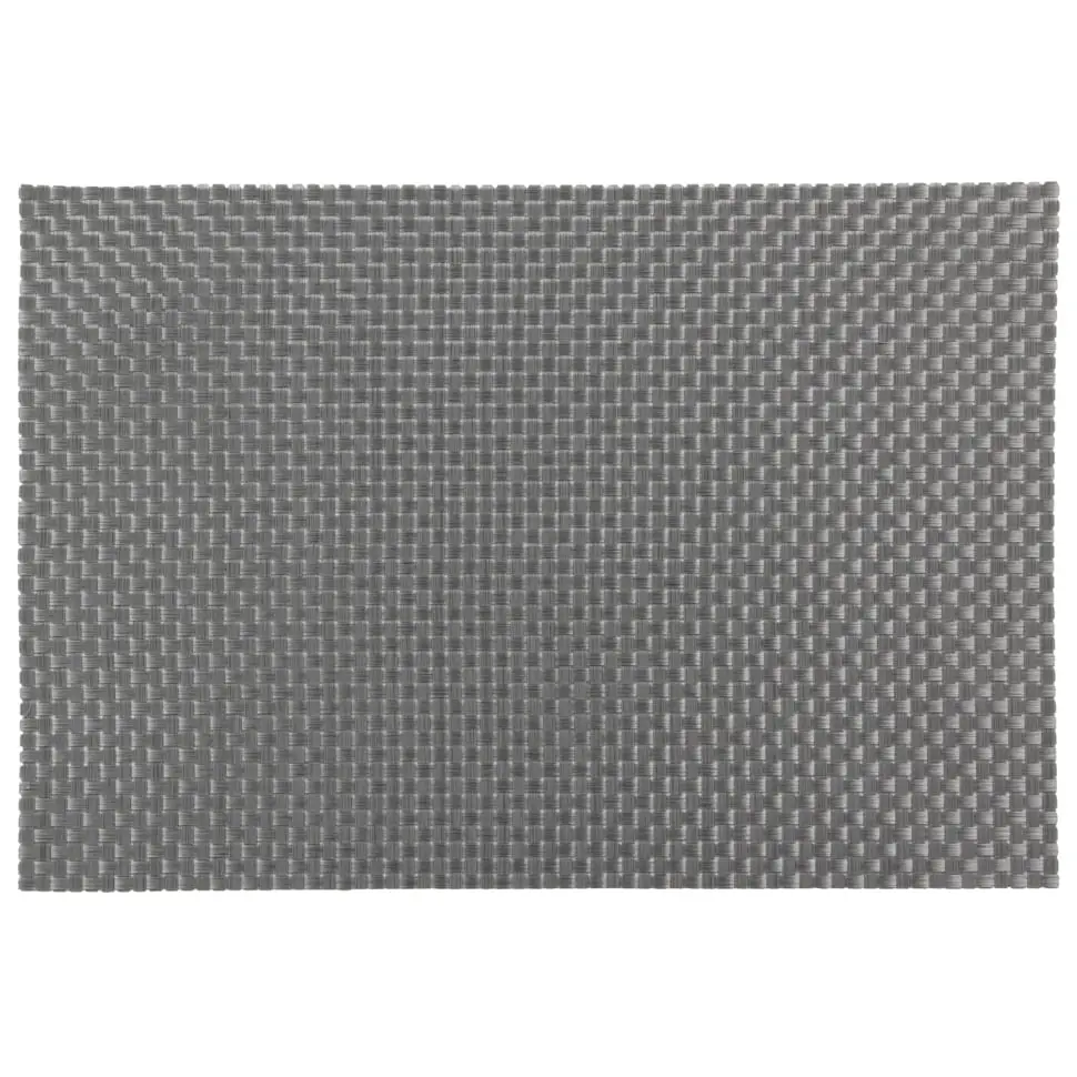 LUGAR AMERICANO 45 CM X 30 CM ENTRELAÇO - PRATA - Foto 1