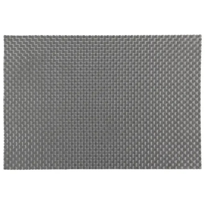 LUGAR AMERICANO 45 CM X 30 CM ENTRELAÇO - PRATA - Foto 1