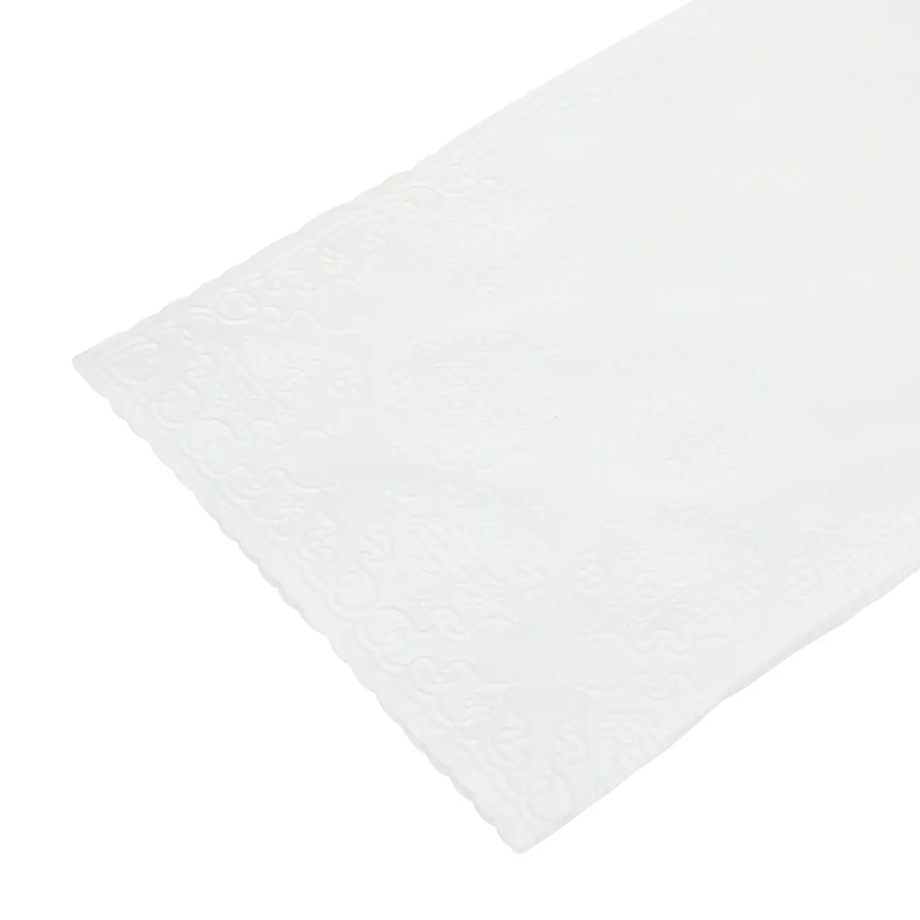 TOALHA DE LAVABO 29 CM X 33 CM COM 50 RENDADO - BRANCO - Foto 3