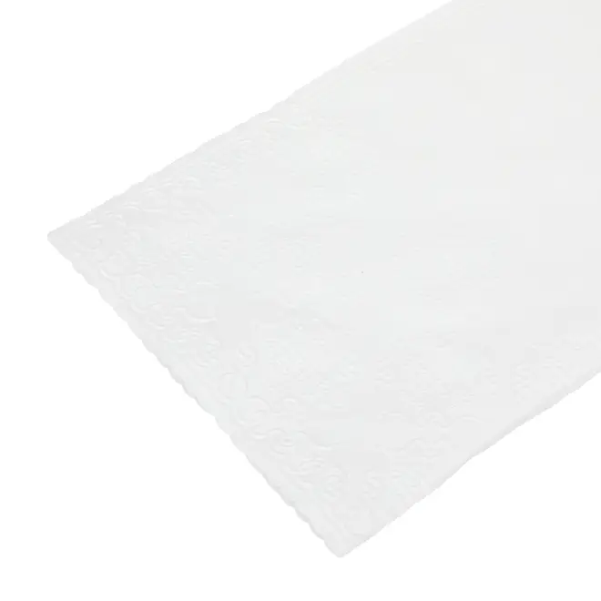 TOALHA DE LAVABO 29 CM X 33 CM COM 50 RENDADO - BRANCO - Foto 3
