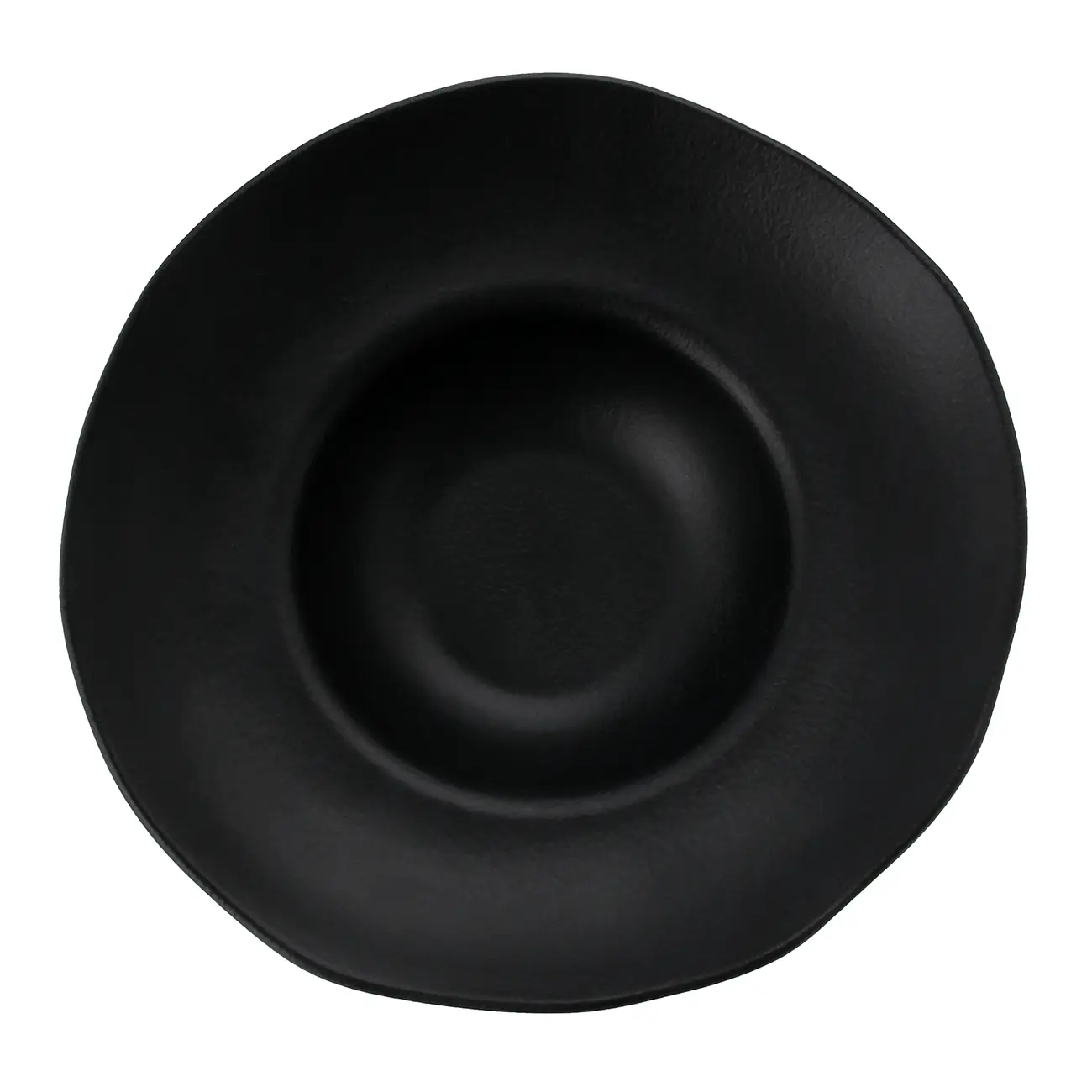PRATO DE MASSA/RISOTO 28 CM GEO - PRETO FOSCO - Foto 3