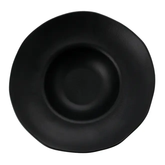 PRATO DE MASSA/RISOTO 28 CM GEO - PRETO FOSCO - Foto 3