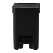 LIXEIRA COM PEDAL 6 L TRIUM - PRETO - Foto 2