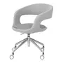 CADEIRA HOME OFFICE JETS - ALUMÍNIO/CINZA CLARO - Foto 1