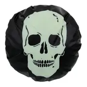 TOUCA PARA BANHO COM VENTOSA CAVEIRA - PRETO/BRANCO - Foto 1