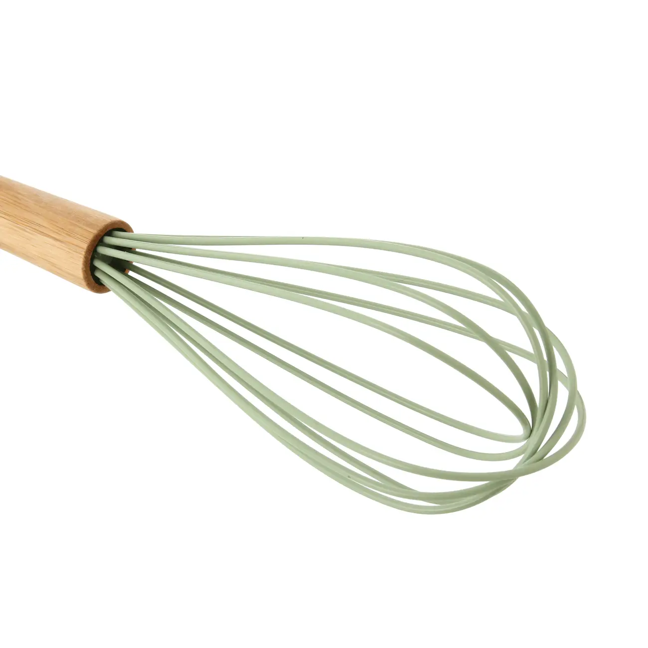 BATEDOR DE CLARAS 28 CM SILIBOO - BAMBU/SÁLVIA - Foto 4